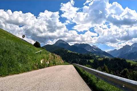 120 minute Indoor Cycling Workout Kronplatz Dolomites Italy Strava GPX Data 4K Video
