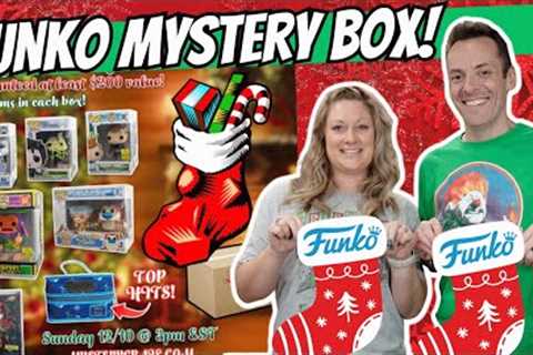 MEGA Stuffed Stocking Funko Pop Mystery BOX unboxing! Another HUGE opening!