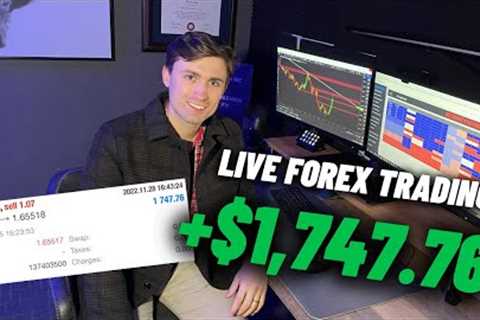 LIVE Forex Trading: Making +$1750.00 going SHORT EUR/NZD (Start to Finish)