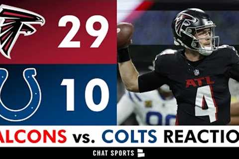 Falcons BEAT Colts: NFL Playoff Picture, Arthur Smith SAFE? Taylor Heinicke Highlights + Injury News