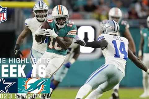 Dallas Cowboys vs. Miami Dolphins | 2023 Week 16 Game Highlights