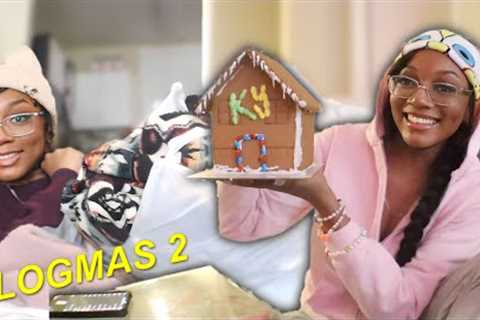 VLOGMAS WEEK 2: preparing for a trip, gingerbread house, last minute shopping etc.