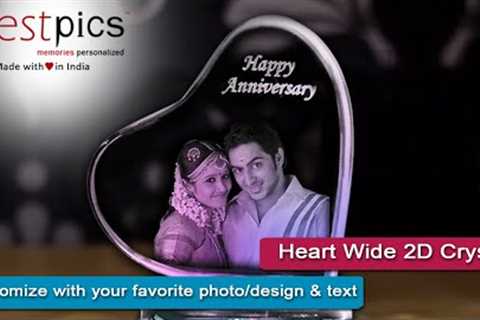 Heart Wide 2D Acrylic | Anniversary Gifts | Zestpics