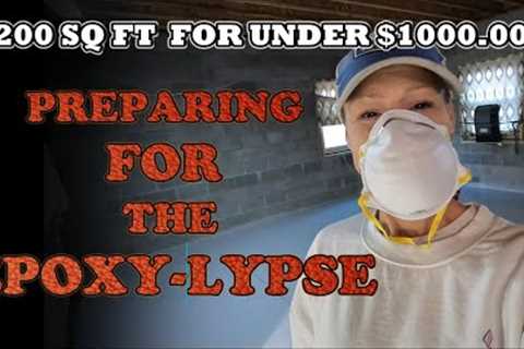 DIY PROFESSIONAL GRADE EPOXY FLOOR |1200SQft for under $1000.00 LEFT THE CITY |BUILDING OUR OWN HOME
