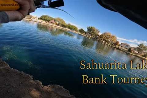 Urban Lake Fishing Tournament in Tuscon, AZ (Lost ALOT of lures)