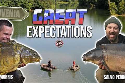 EUROPEAN CARP-FISHING ADVENTURE WITH MOZZA AND SALVO! GREAT EXPECTATIONS | DNA BAITS | SLOVENIA