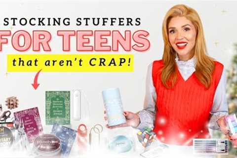 Stocking Stuffers + Gifts for TEENS 🎁 {that aren't just crap 😉}