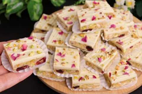 Quick delicious treats for Christmas and holidays! no oven! no condensed milk! They melt in mouth!