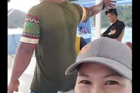 THE FRIENDLY CREW OF THE BOAT AMAZING FOR ISLAND HOPPING ✨️🎈🎉🏝🏜🏖🏞🇵🇭