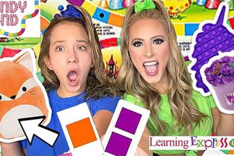 CANDY LAND SHOPPING CHALLENGE AT LEARNING EXPRESS! 🌈🍭🍫🍬✨