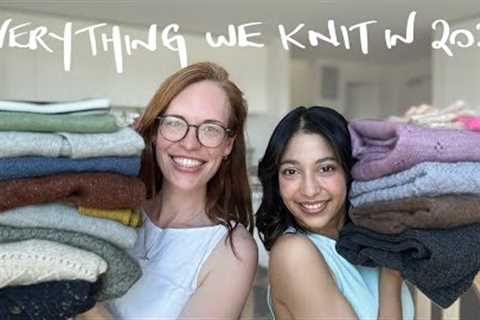 Everything we knit in 2023 (Two Purls in a Pod knitting podcast, done for the year!)