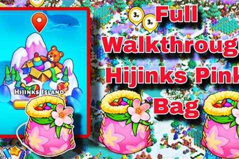 Full Walkthrough on Hijinks Island Pink Bag | Pink Bag On Hijinks Island | Family Island | Dec 2023