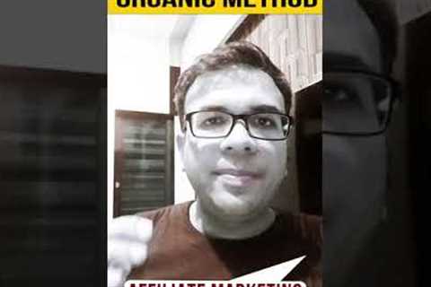 $36.41 Clickbank Affiliate Sales - Organic Method #shorts