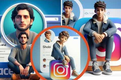 How To Create New Trending Social media animated character profile picture