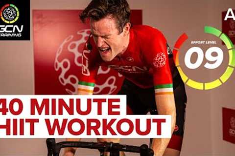 40 Minute HIIT Indoor Cycling Workout
