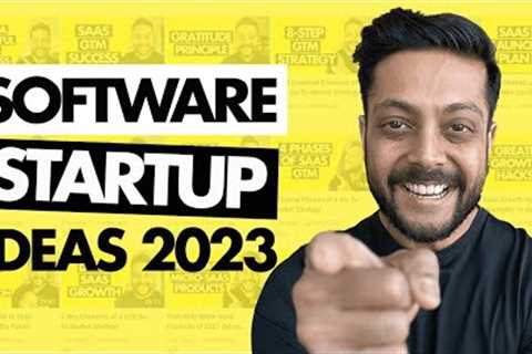 Software Startup Ideas in 2023 | SaaS