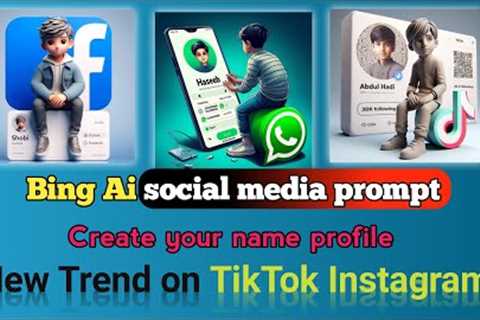 Social Media Profile | Social media Ai bing Logo | ai microsoft bing | TikTok Trend💯
