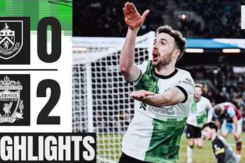 Darwin Nunez and Diogo Jota score in Boxing Day win! | Highlights | Burnley 0-2 Liverpool