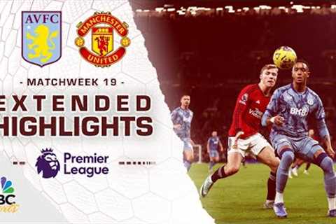 Manchester United v. Aston Villa | PREMIER LEAGUE HIGHLIGHTS | 12/26/2023 | NBC Sports