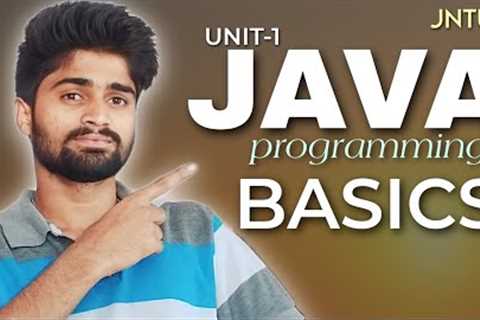 JAVA Basics For Beginners | JNTUH JAVA Unit-1 in telugu| Codingfataka
