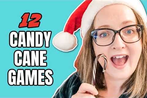 12 Christmas Party Games FOR ALL AGES with CANDY CANES