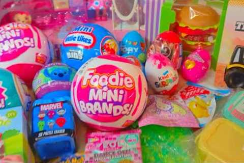 1 hour UNBOXING ASMR random toys mini brands DIY cards LOL egg surprise mystery [Sukikuki]