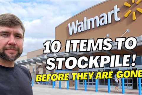 10 Items You NEED To BUY NOW With CASH From WALMART! | CHEAP Pantry Prepping For SHTF 2024