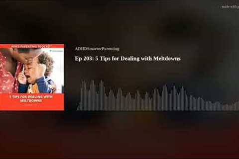 Ep 203: 5 Tips for Dealing with Meltdowns