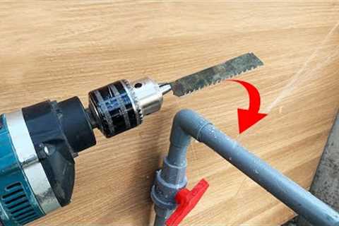 10 Plumbing Tricks That Will Surprise You! gasoline + foam + super glue with pvc and prc pipes ideas