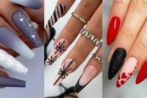 Nail Art Designs 2023❤️💅 Best Nail Art | WINTER Nail ART design | Simple Nail Art Ideas  #680