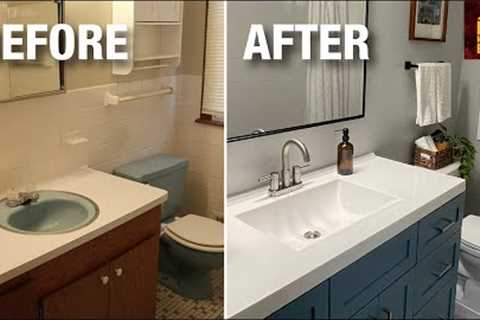 Small Bathroom Remodel - Time Lapse