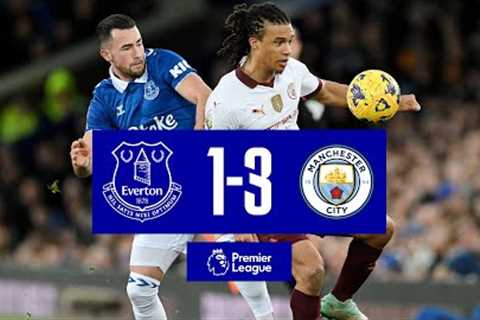 PREMIER LEAGUE HIGHLIGHTS: EVERTON 1-3 MANCHESTER CITY