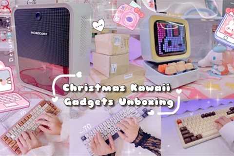Unboxing Kawaii Christmas Gadgets Ft. MoreCore, MelGeek, Trond, Qwertykey, Divoom, &amp; YunZii