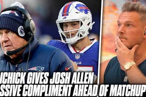 Bill Belichick Compares Josh Allen To Tom Brady Ahead Of Patriots vs Bills Game | Pat McAfee Reacts