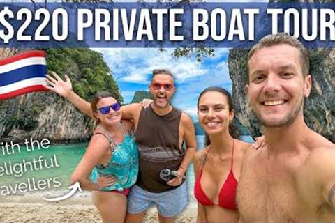 KRABI | THAILAND 🇹🇭 $220 PRIVATE ISLAND HOPPING TOUR (HONG ISLANDS)