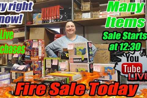 Live Fire Sale - The Only Sale This Week! Buy Buy Buy! We have so many unseen items on this sale!