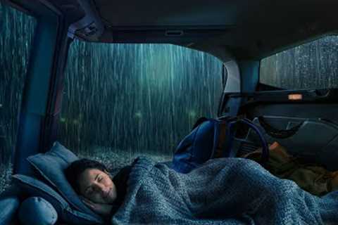 Rain Sounds For Sleeping - 99% Instantly Fall Asleep With Rain Sound  outside the window At Night
