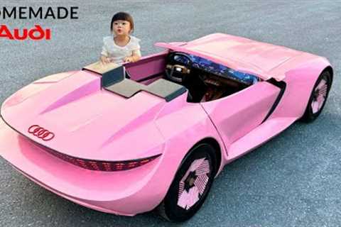 Recolored The Audi Skysphere Pink And Blue For My Daughter