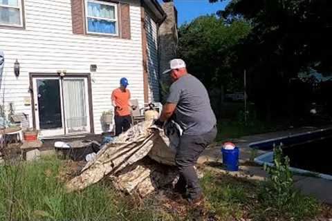POOL TRANSFORMATION For FOSTER MOM With CANCER