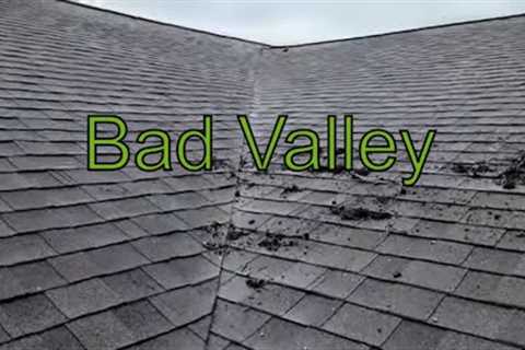 Roof Closed cut valley leaking - Bad nailing