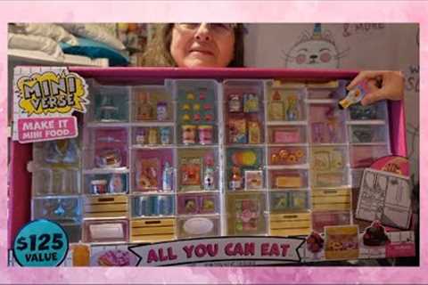 Miniverse Mini Foods All You Can Eat ~ Unboxing &amp; Review