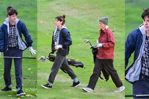 Kristen Stewart's Golf Day with Fiancée Dylan Meyer