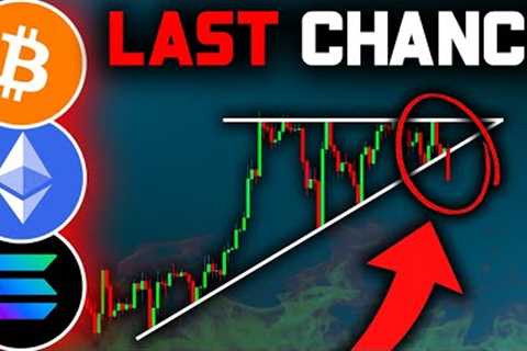 IT'S FINALLY HAPPENING (My Next Trade)!! Bitcoin News Today, Solana &amp; Ethereum Price Prediction!