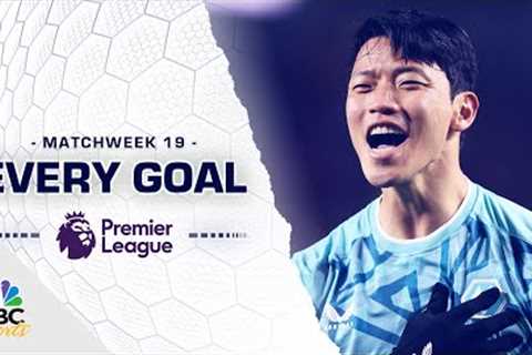 Every Premier League goal from Matchweek 19 (2023-24) | NBC Sports