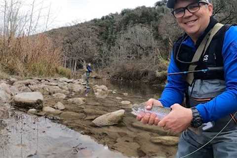Texas Trout Fishing - Even some on the Dry Fly!