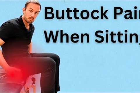 Stop Buttock Pain When Sitting With This Simple Home Exercise