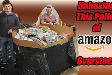 Unboxing this pallet of Amazon overstock. Bluetooth Headphones, Toys, Home Decor &amp; More!
