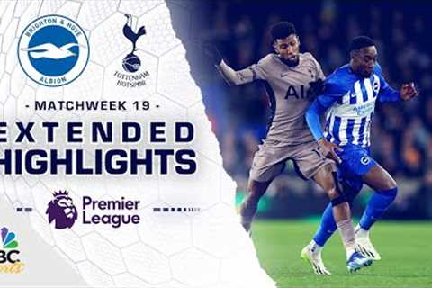 Brighton v. Tottenham Hotspur | PREMIER LEAGUE HIGHLIGHTS | 12/28/2023 | NBC Sports