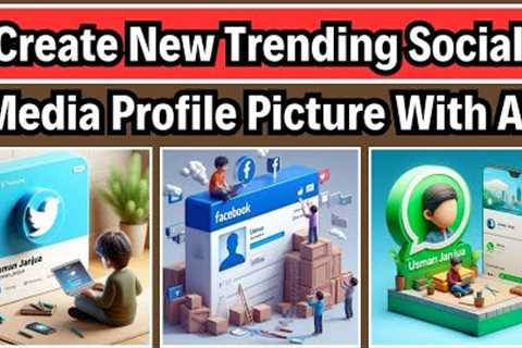 How to Create New Trending Social Media Profile Picture With AI | bing image creator