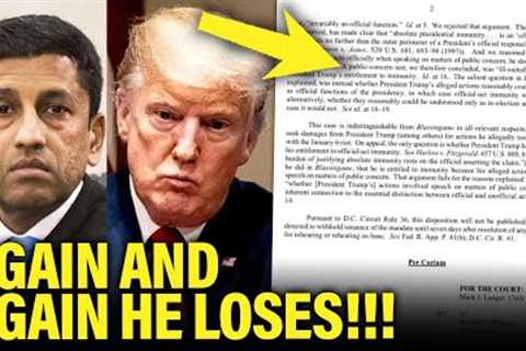 Appeals Court Swiftly CRUSHES Trump’s Hopes…AGAIN